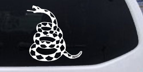 Gadsden Rattle Snake Only Car or Truck Window Decal Sticker