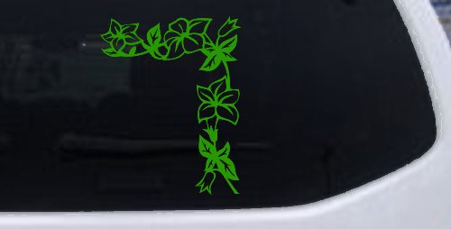 Corner Flower Vine Car or Truck Window Decal Sticker