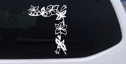 Corner Flower Vine Car or Truck Window Decal Sticker