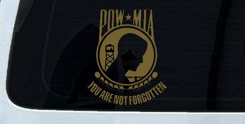 POW MIA You Are Not Forgotten Military Car or Truck Window Decal Sticker