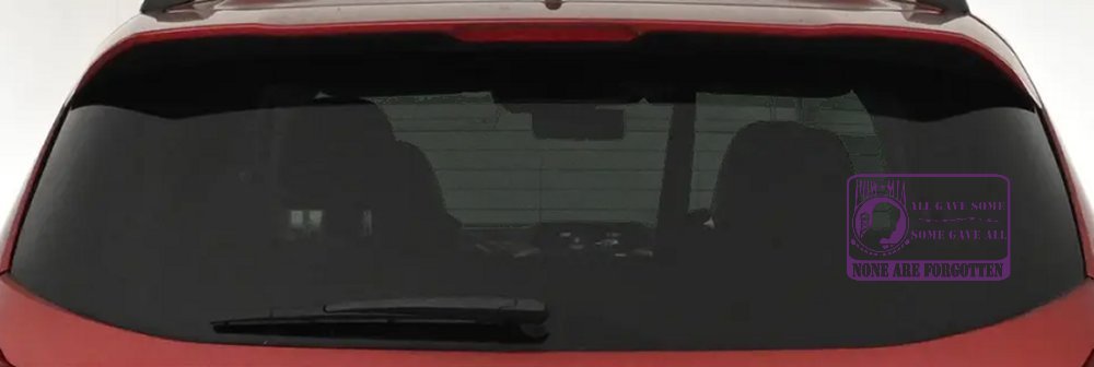 POW MIA All Gave Some Some Gave All None Are Forgotten  Military Car or Truck Window Decal Sticker