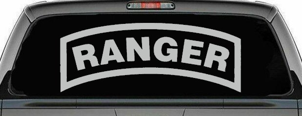 Ranger Military Car or Truck Window Decal Sticker