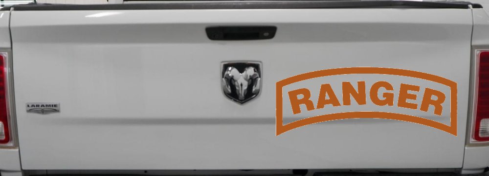 Ranger Military Car or Truck Window Decal Sticker