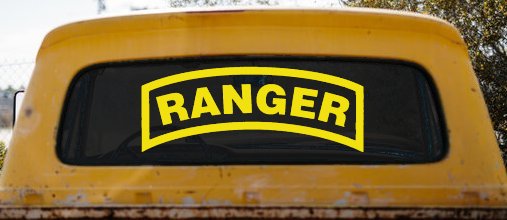 Ranger Military Car or Truck Window Decal Sticker