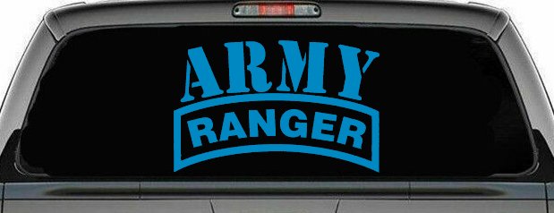 Army Ranger Military Car or Truck Window Decal Sticker