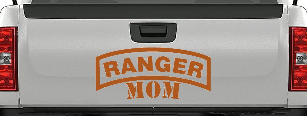 Ranger Mom Military Car or Truck Window Decal Sticker (Nut Brown)