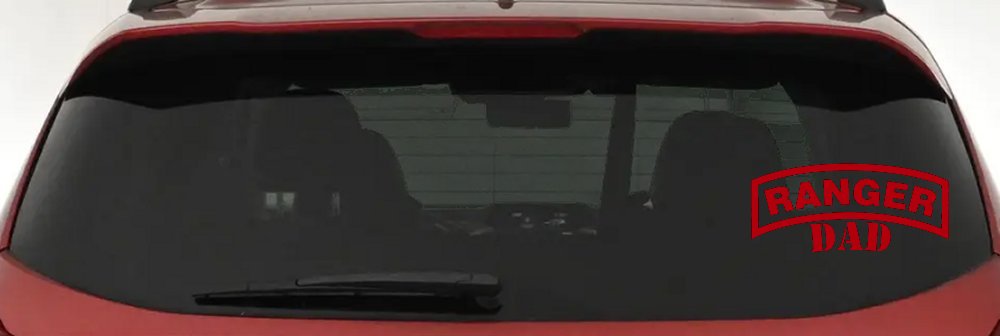Ranger Dad Military Car or Truck Window Decal Sticker