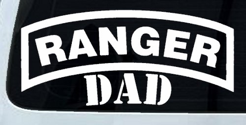 Ranger Dad Military Car or Truck Window Decal Sticker