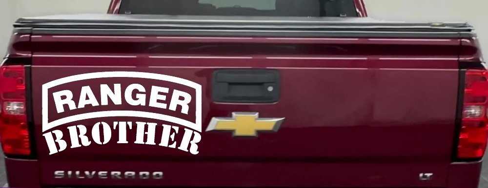 Ranger Brother Military Car or Truck Window Decal Sticker