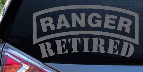 Ranger Retired Military Car or Truck Window Decal Sticker