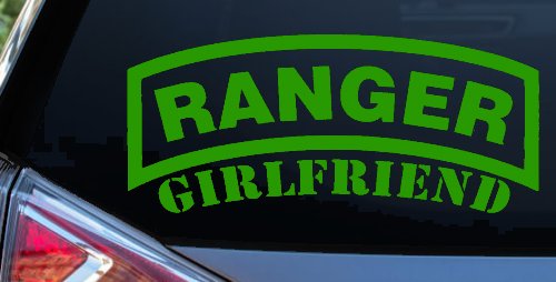 Ranger Girlfriend Military Car or Truck Window Decal Sticker