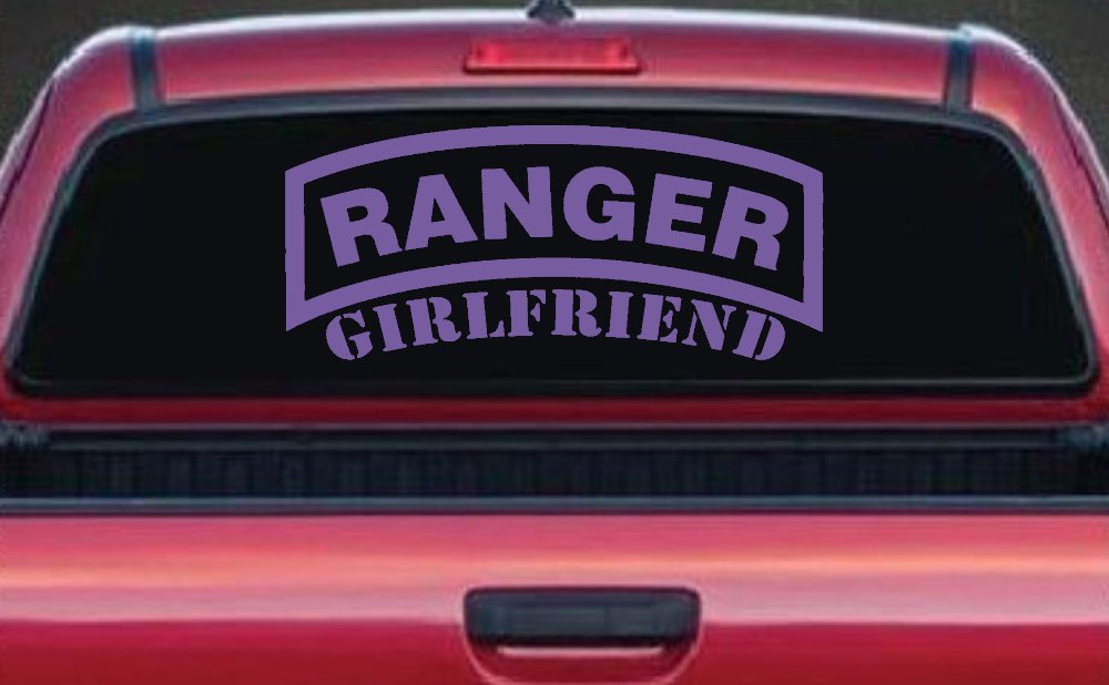 Ranger Girlfriend Military Car or Truck Window Decal Sticker