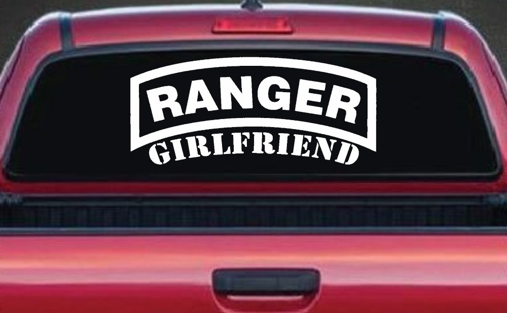Ranger Girlfriend Military Car or Truck Window Decal Sticker