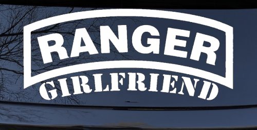 Ranger Girlfriend Military Car or Truck Window Decal Sticker