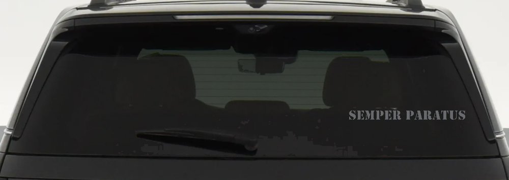 SEMPER PARATUS Military Car or Truck Window Decal Sticker