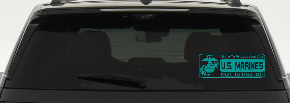 Marine Protect You Military Car or Truck Window Decal Sticker