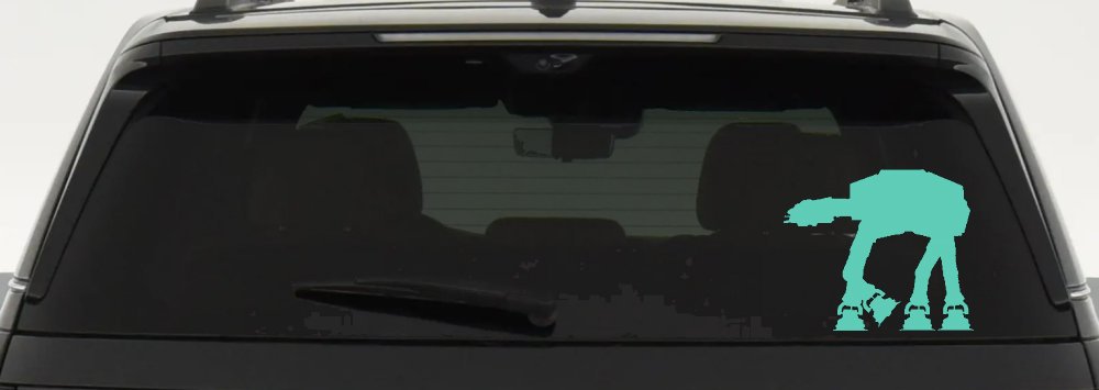 Walker AT-AT Sci Fi Car or Truck Window Decal Sticker