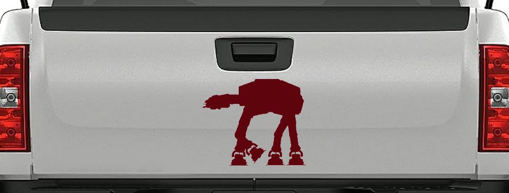 Walker AT-AT Sci Fi Car or Truck Window Decal Sticker (Purple Red)