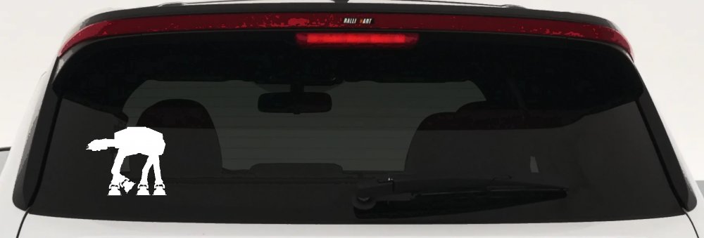 Walker AT-AT Sci Fi Car or Truck Window Decal Sticker