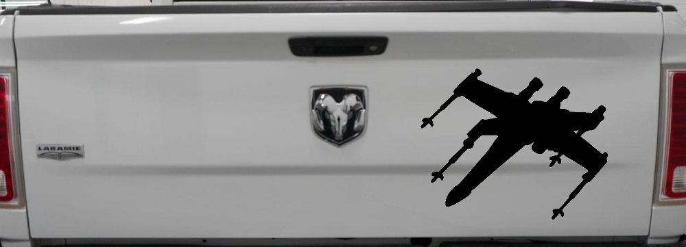 X-Wing Fighter Sci Fi Car or Truck Window Decal Sticker