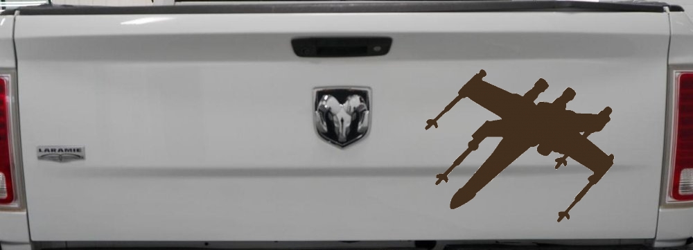X-Wing Fighter Sci Fi Car or Truck Window Decal Sticker