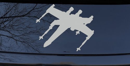 X-Wing Fighter Sci Fi Car or Truck Window Decal Sticker