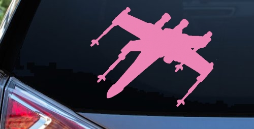 X-Wing Fighter Sci Fi Car or Truck Window Decal Sticker