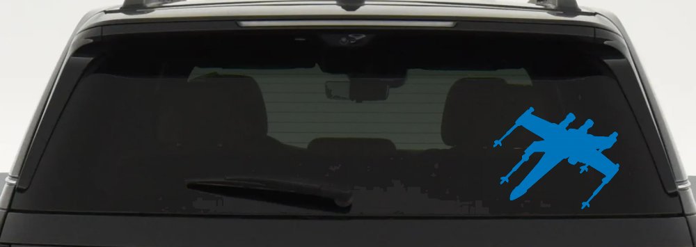 X-Wing Fighter Sci Fi Car or Truck Window Decal Sticker