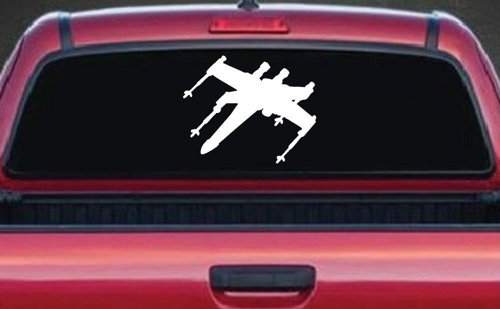 X-Wing Fighter Sci Fi Car or Truck Window Decal Sticker