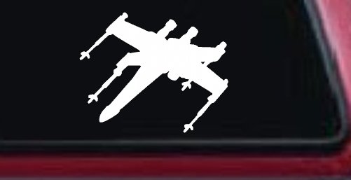X-Wing Fighter Sci Fi Car or Truck Window Decal Sticker