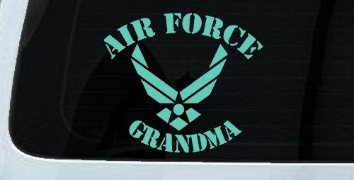 Air Force Grandma Military Car or Truck Window Decal Sticker (Mint)