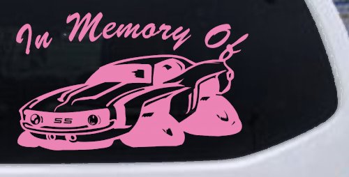 In Memory Of Camaro Car or Truck Window Decal Sticker