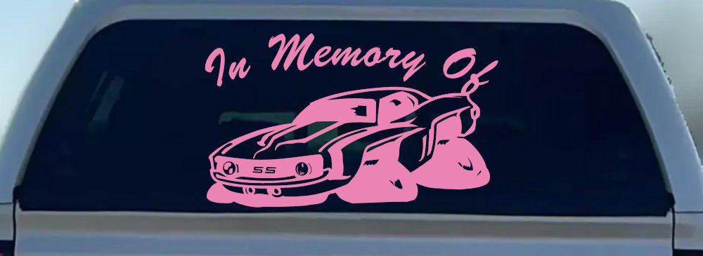 In Memory Of Camaro Car or Truck Window Decal Sticker