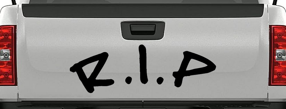 R.I.P Rest In Peace In Memory Of Car or Truck Window Decal Sticker