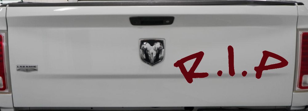 R.I.P Rest In Peace In Memory Of Car or Truck Window Decal Sticker