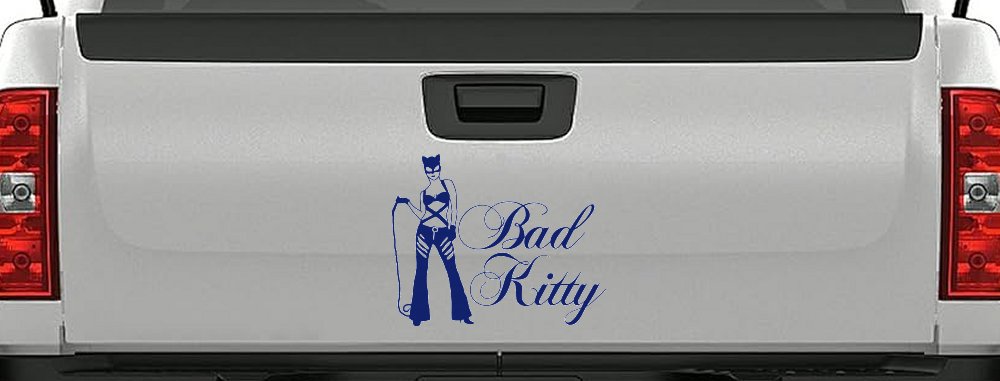 Cat Woman Bad Kitty Car or Truck Window Decal Sticker