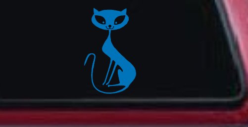 Slim Cat Car or Truck Window Decal Sticker