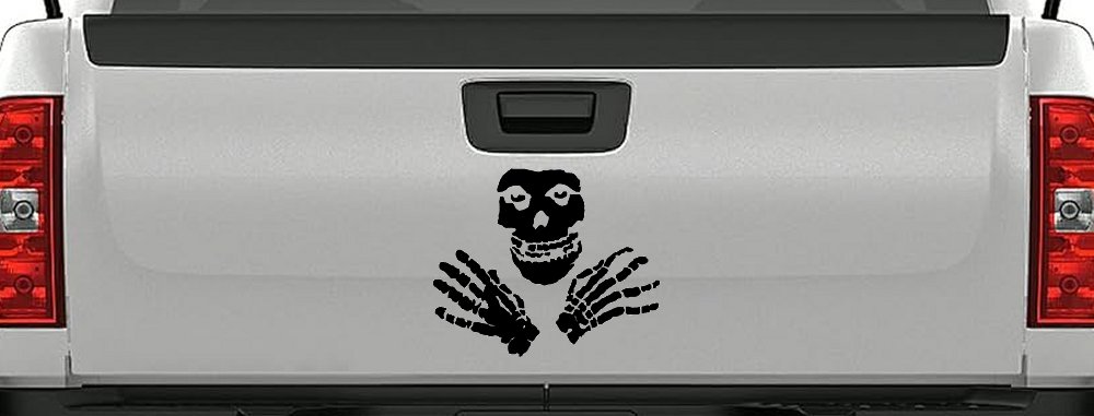 Crimson Ghost Skulls Car or Truck Window Decal Sticker