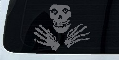 Crimson Ghost Skulls Car or Truck Window Decal Sticker