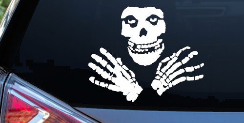 Crimson Ghost Skulls Car or Truck Window Decal Sticker