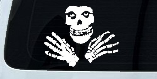Crimson Ghost Skulls Car or Truck Window Decal Sticker