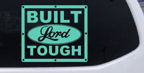 Built Lord Tough Christian Car or Truck Window Vinyl Decal Sticker (Mint)