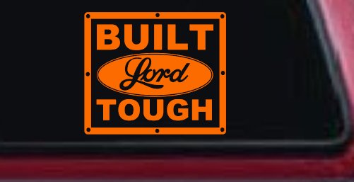 Built Lord Tough Christian Car or Truck Window Decal Sticker