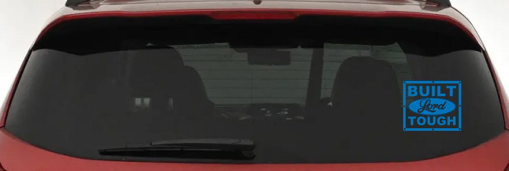 Built Lord Tough Christian Car or Truck Window Decal Sticker