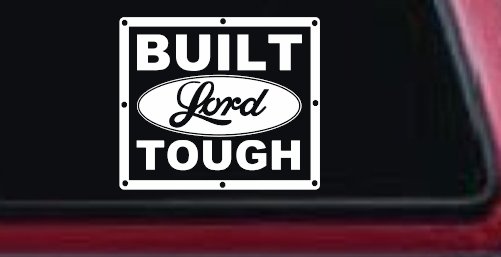 Built Lord Tough Christian Car or Truck Window Decal Sticker