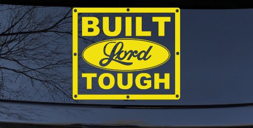Built Lord Tough Christian Car or Truck Window Decal Sticker