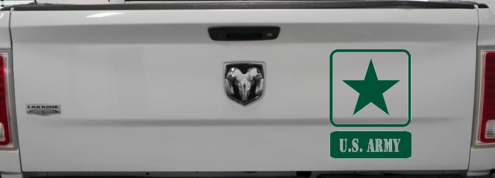 US ARMY LOGO Military Car or Truck Window Decal Sticker
