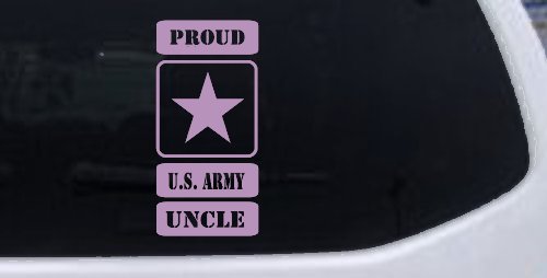 Proud Army Logo Uncle Military Car or Truck Window Decal Sticker