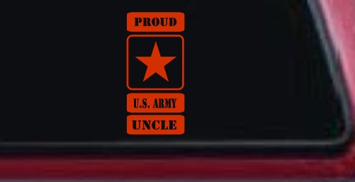 Proud Army Logo Uncle Military Car or Truck Window Decal Sticker