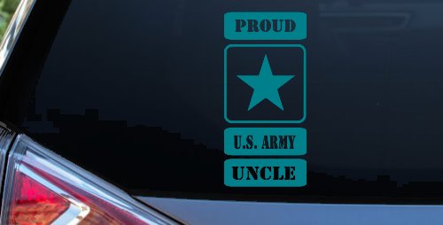 Proud Army Logo Uncle Military Car or Truck Window Decal Sticker